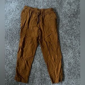 Linen taper pant